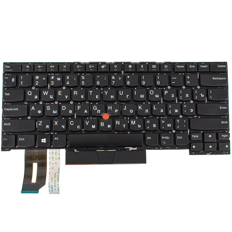 Клавиатура для ноутбука LENOVO ThinkPad T490s T495s без фрейма