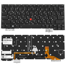 Клавиатура для ноутбука LENOVO ThinkPad X13s подсветка клавиш без фрейма ОРИГИНАЛ