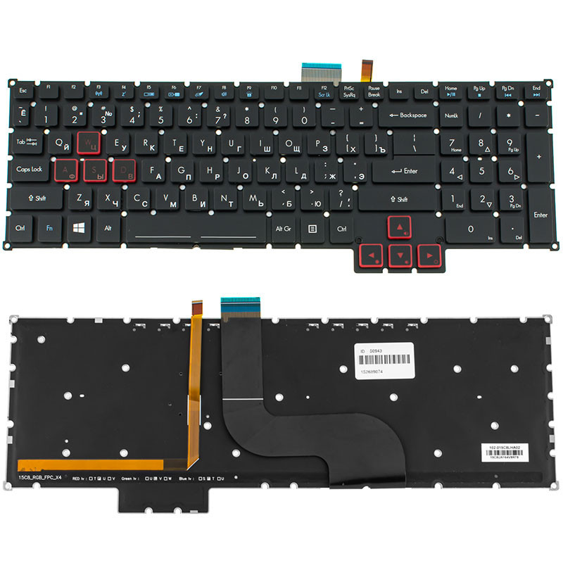 Клавиатура для ноутбука ACER Predator G9-591 G9-791 591 G9 791 Клавиатура для ноутбука ACER Predator G9-591 G9-791 591 G9 791