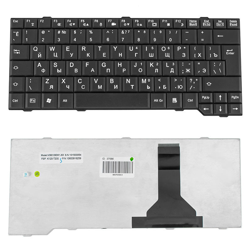 Клавиатура для ноутбука FUJITSU AM Pa3515 Pa3553 P5710 Pi3650 Li3710 ES D9510 V6505 V6545 X9510