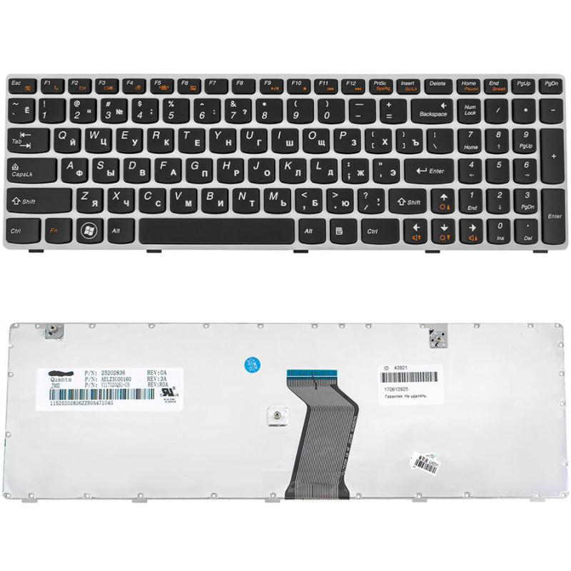 Клавиатура для ноутбука LENOVO G580 G585 N580 N585 Z580 Z585