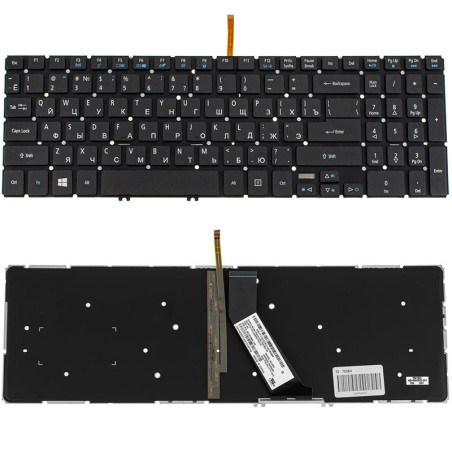 Клавіатура для ноутбука ACER AS V5 - 552 V5 - 573 552 V5 573 без фрейма підсвічування клавіш