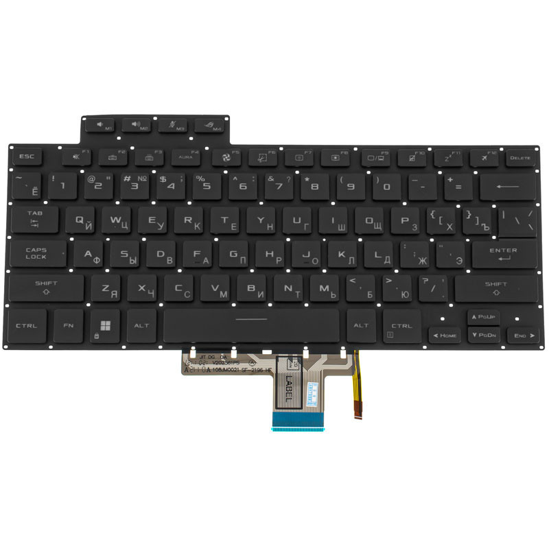 Клавиатура для ноутбука ASUS GU603Z без фрейма подветка клавиш