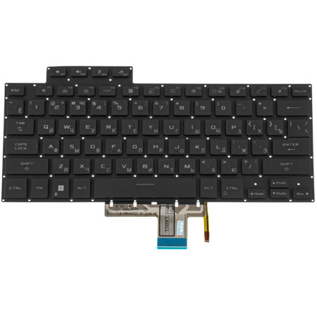 Клавіатура для ноутбука ASUS GU603Z без фрейма підгілка клавіш