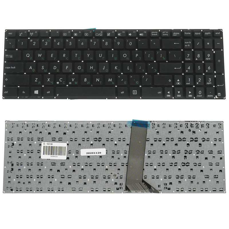 Клавиатура ASUS X502 X551 X553 X555 S500 TP550 0KN0-P11RU13 0KNB0 312ARU00 610CAF00 610CAR00 610CBE00 610CBG00 610CBR00 610CCB0