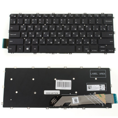 Клавиатура для ноутбука DELL Inspiron 5480 5488 5481 5482 без фрейма ОРИГИНАЛ