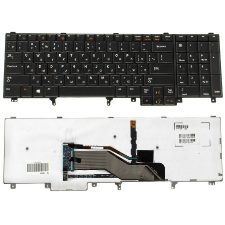 Клавиатура для ноутбука DELL Latitude E6520 E6530 E6540 Precision M4600 M6600 c джойстиком подсветка клавиш