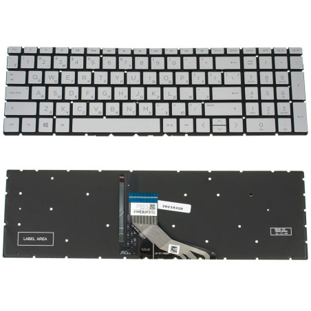 Клавиатура для ноутбука HP 250 G7 255 без фрейма подсветка клавиш ОРИГИНАЛ
