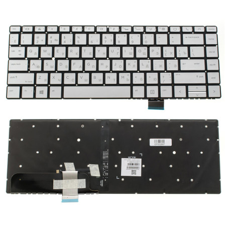 Клавіатура для ноутбука HP EliteBook X360 1040 G5 G6 без фрейма підсвічування клавіш ОРИГІНАЛ