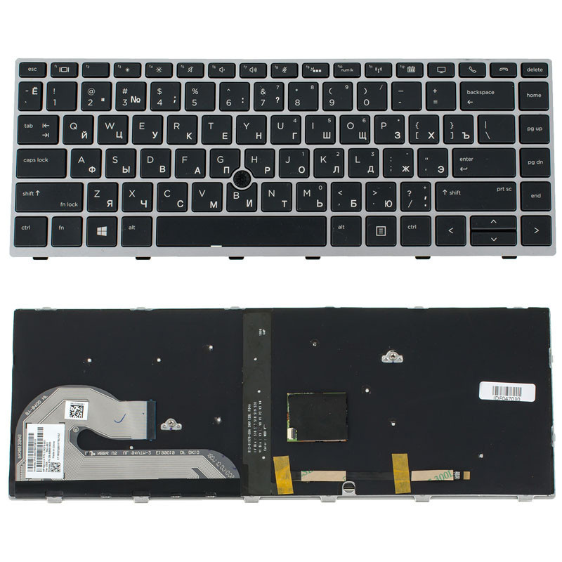 Клавиатура для ноутбука HP EliteBook 740 G5 840 G5 подсветка клавиш с джойстиком