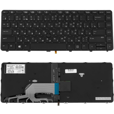Клавиатура для ноутбука HP ProBook 430 G3 440 G3 подсветка клавиш с джойстиком