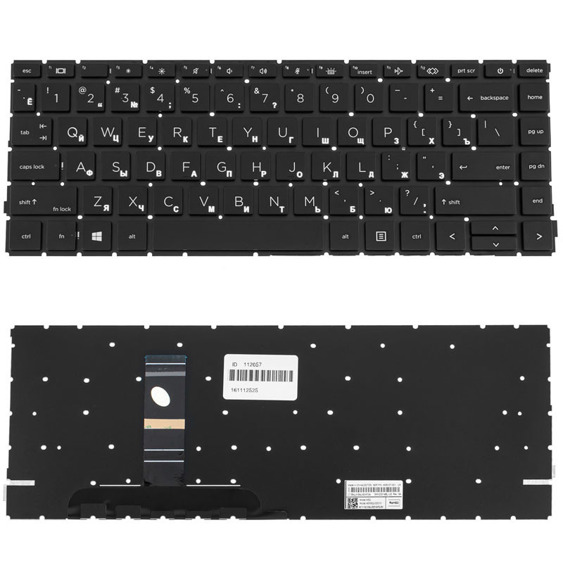 Клавиатура для ноутбука HP ProBook 440 G8 445 G8 без фрейма