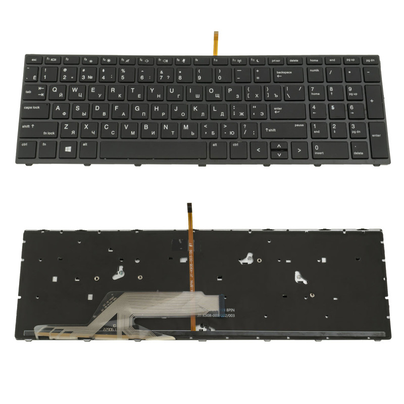 Клавиатура для ноутбука HP ProBook 450 G5 455 G5 подсветка клавиш ОРИГИНАЛ