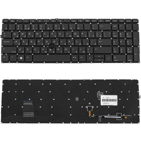 Клавиатура для ноутбука HP ProBook 850 855 G8 без фрейма с джойстиком