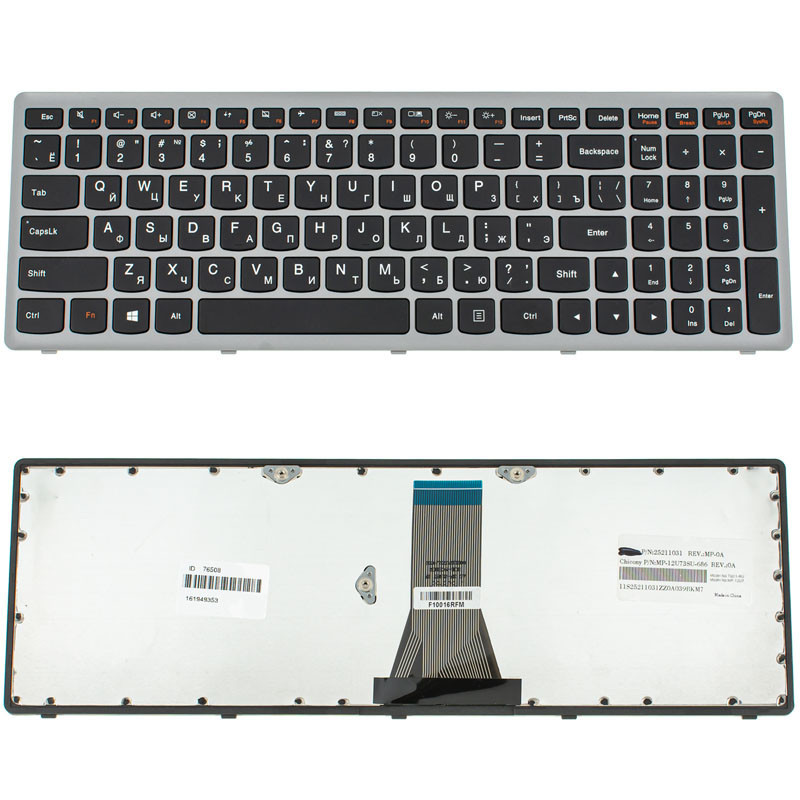 Клавиатура LENOVO Flex 15 15D G500s G505s S510p 25211020 25211021 25211022 25211023 25211024 25211025 25211026 25211027 2521102