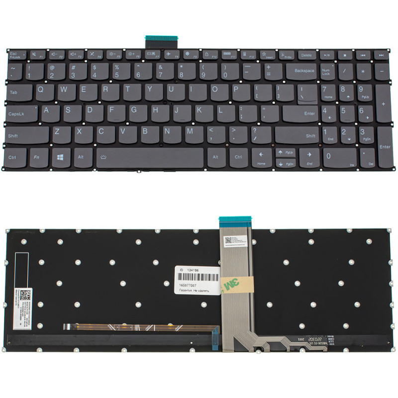 Клавіатура для ноутбука LENOVO IdaPad Slim 7-15 7 15 без фрейма підсвічування клавіш