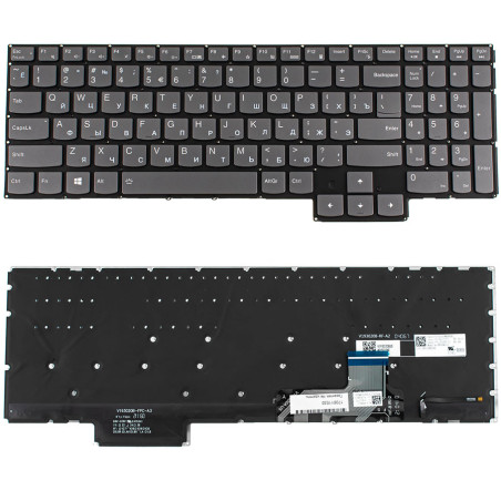 Клавіатура для ноутбука LENOVO Legion S7 - 15 S7 15 підсвічування клавіш без фрейма