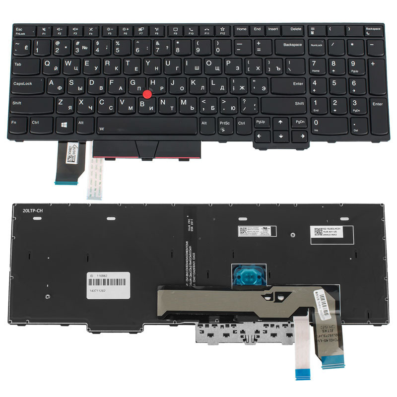Клавіатура LENOVO ThinkPad 5N21B44424 5N21B44386 5N21B44423 5N21B44349 5N21B44385 5N21B44348 5N21B44422 5N21B44384 5N21B44421