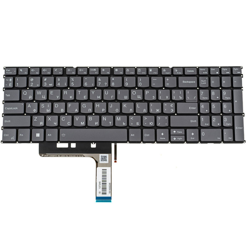 Клавіатура LENOVO Yoga Pro 9 5CB1L55156 5CB1L55157 5CB1L55158 5CB1L55159 5CB1L55150 5CB1L55151 5CB1L55152 5CB1L55142 5CB1L55143