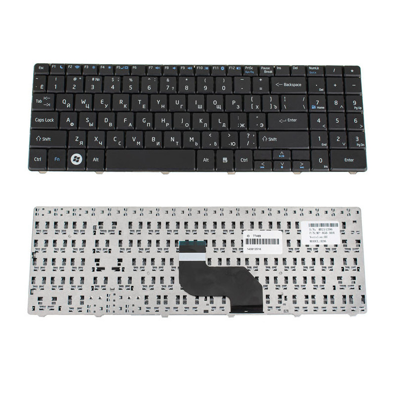 Клавіатура для ноутбука MSI CR640 CX640