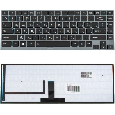 Клавіатура для ноутбука TOSHIBA U800 U835 U840 U900 U920 Z380 підсвічування клавіш