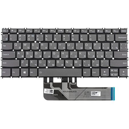 Клавиатура для ноутбука LENOVO ThinkBook 13s 14s без фрейма подсветка клавиш