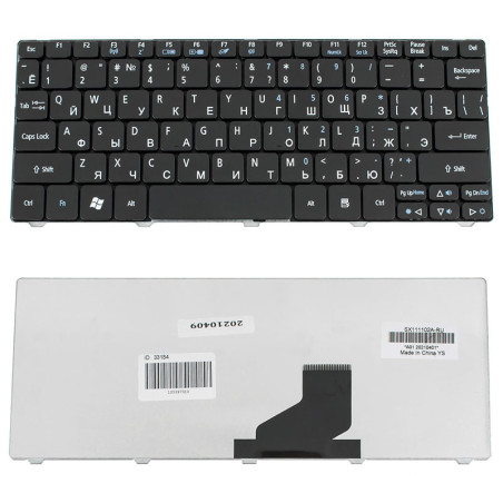Клавіатура для ноутбука ACER One 521 522 532 533 D255 D257 D260 D270 Happy EM 350 355