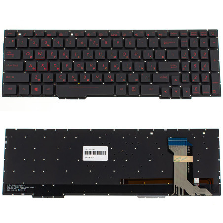 Клавіатура для ноутбука ASUS GL553 без фрейму підсвічування клавіш