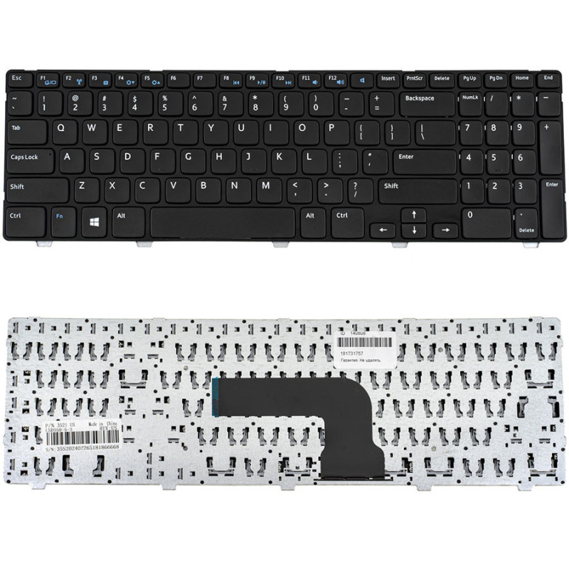 Клавіатура для ноутбука DELL Inspiron 15V 15VR 1316 3521 5521 Vostro 2521