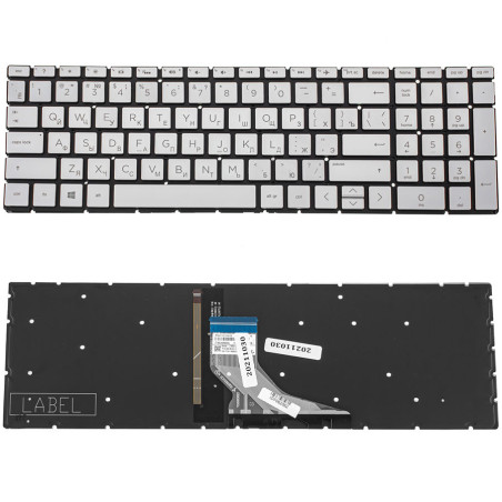 Клавіатура для ноутбука HP 250 G7 255 G7 без фрейму підсвічування клавіш