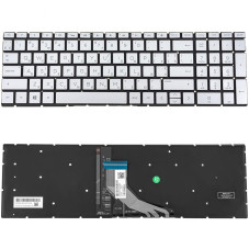 Клавиатура для ноутбука HP 250 G7 255 G7 без фрейма подсветка клавиш ОРИГИНАЛ