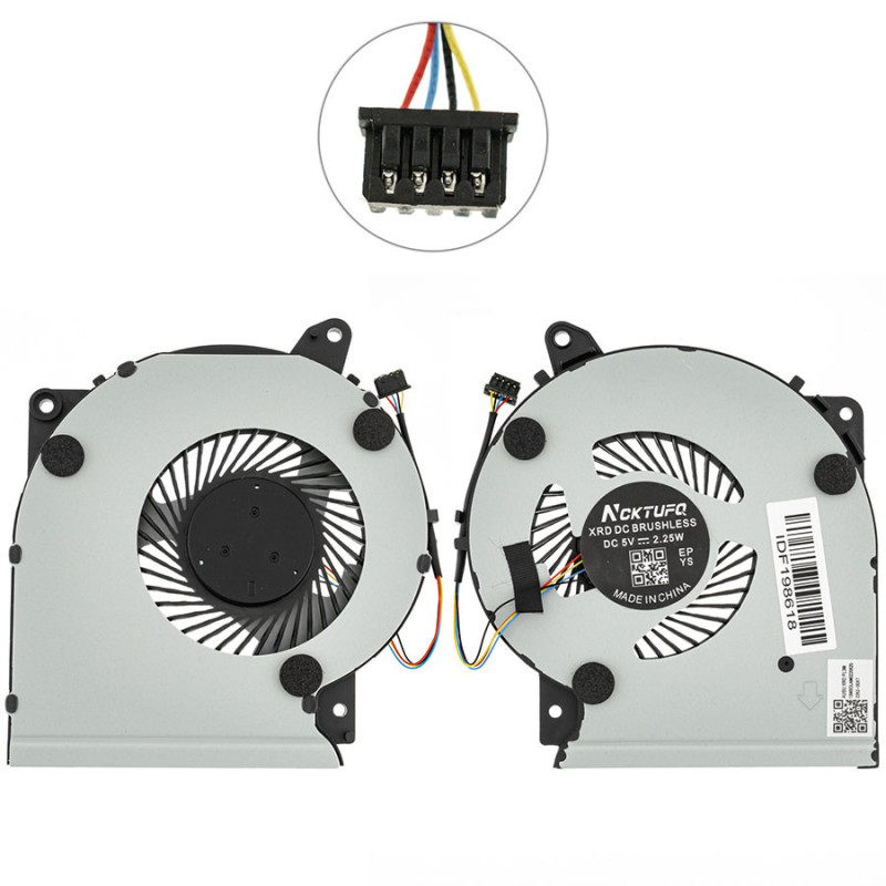 Вентилятор для ноутбука ASUS 13NB0MT0T01011 13NB0MT0T01211 13NB0MT0T01111 DFS561405PL0T DQ5D588K003 X409UA EK131 13NB0MT0T0131