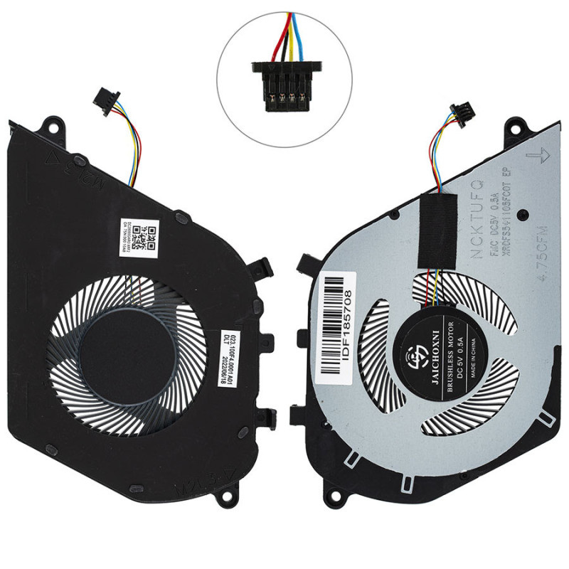 Вентилятор для ноутбука Dell Inspiron 7570 7573 7580 XRDFS541105FC0T DC28000GARO Вентилятор для ноутбука Dell Inspiron 7570 7573 7580 XRDFS541105FC0T DC28000GARO