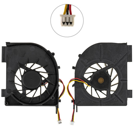 Вентилятор для ноутбука HP PAVILION DV5-1000 FOR AMD CPU DV5-1100 DV5-1200 DV5T-1000 DC05V 0.38A 3 pin BRUSHLESS KSB0505HA-8J75