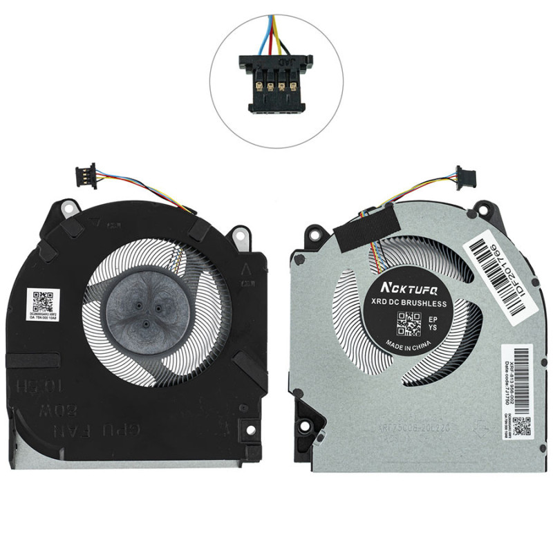 Вентилятор для ноутбука HP Victus 16-E GPU FAN 80 W Вентилятор для ноутбука HP Victus 16-E GPU FAN 80 W