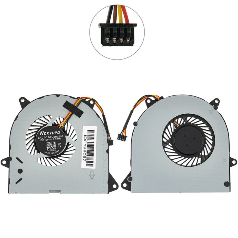 Вентилятор для ноутбука LENOVO IdeaPad 100-15IBY 4 pin DFS481305MC0T 100 15IBY Вентилятор для ноутбука LENOVO IdeaPad 100-15IBY 4 pin DFS481305MC0T 100 15IBY