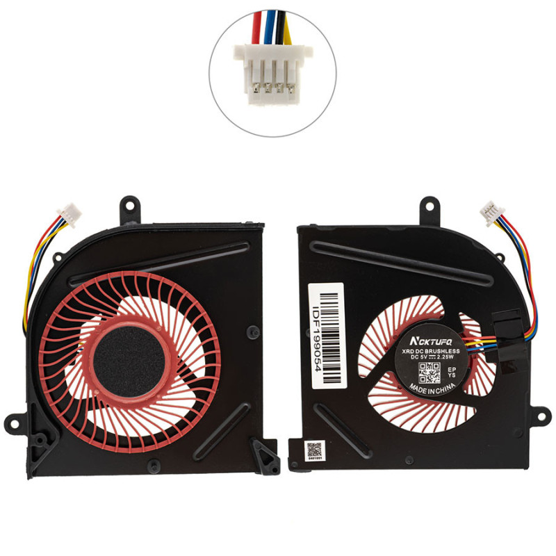 Вентилятор для ноутбука MSI NB Stealth Pro GS63VR GS73VR CPU FAN BS5005HS-U2F1 BS5005HS U2F1 Вентилятор для ноутбука MSI NB Stealth Pro GS63VR GS73VR CPU FAN BS5005HS-U2F1 BS5005HS U2F1