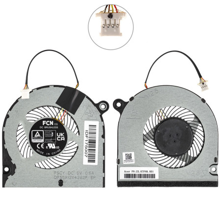 Вентилятор ACER A16-51GM-56DX A16-51GM-56H8 A16-51GM-57E1 A16-51GM-57JE A16-51GM-57T5 A16-51GM-583A A16-51GM-585Z A16-51GM-58C0