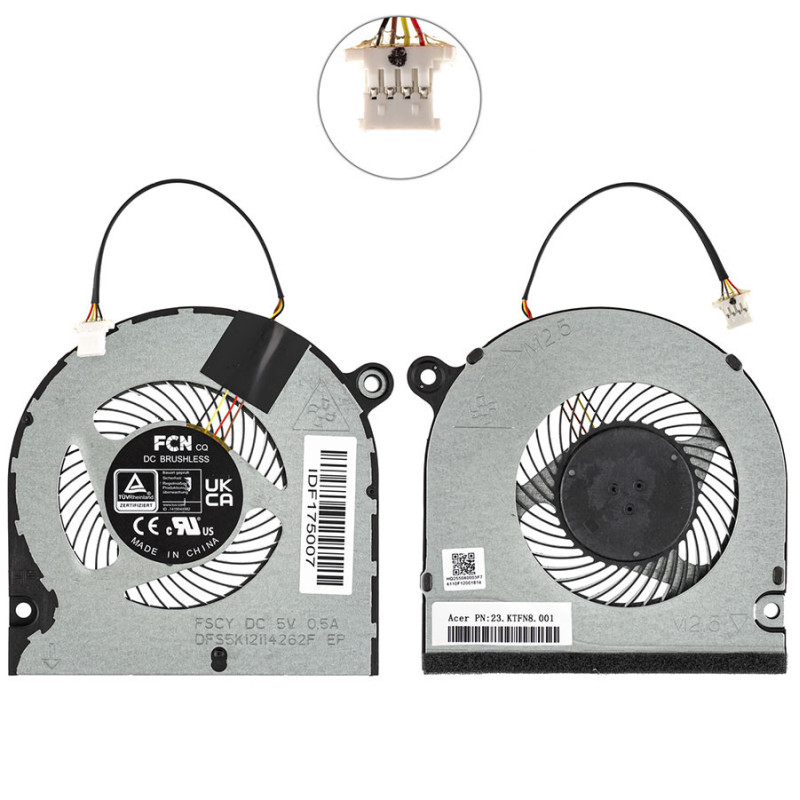 Вентилятор ACER A16-51GM-70ZA A16-51GM-71SM A16-51GM-71YF A16-51GM-7220 A16-51GM-7242 A16-51GM-72CV A16-51GM-72MV A16-51GM-72WZ Вентилятор ACER A16-51GM-70ZA A16-51GM-71SM A16-51GM-71YF A16-51GM-7220 A16-51GM-7242 A16-51GM-72CV A16-51GM-72MV A16-51GM-72WZ