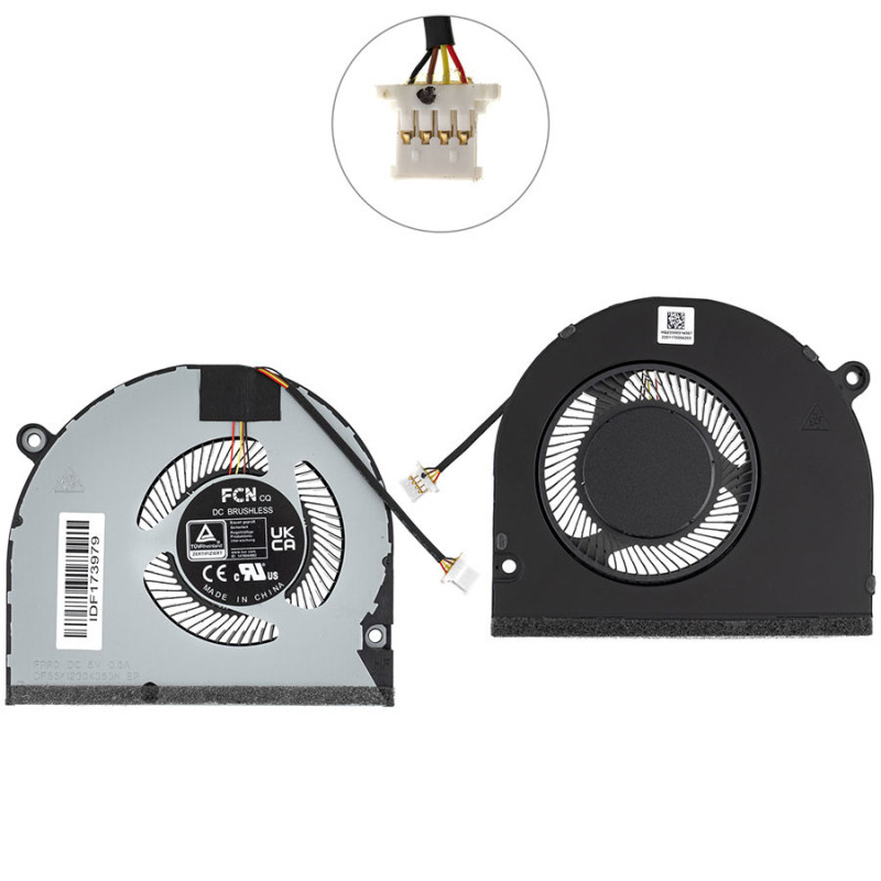 Вентилятор ACER 531Q 539D 539W 53CB 23.A0YN8.001 23.K09N8.002 DC28000W4F0 DFS5K12304363N K09N8 A0YN8 51GR SF314 505M 52N4 51T4