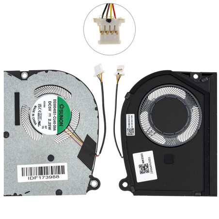 Вентилятор ACER R2ZS R31A R32M R32V 23.KAAN2.001 DC280012VS0 EG50040S1-CU40-S9A KAAN2 EG50040S1 CU40 S9A SFA16 R2SH R2FR R1LK
