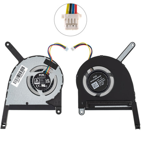 Вентилятор для ноутбука ASUS FCN FP82 DFS5K22B05673J 90NR08Y2 M002A0 90NR08Y1 M00290 HN021 HN031 CPU FAN 5 V FX507ZE FA507RE