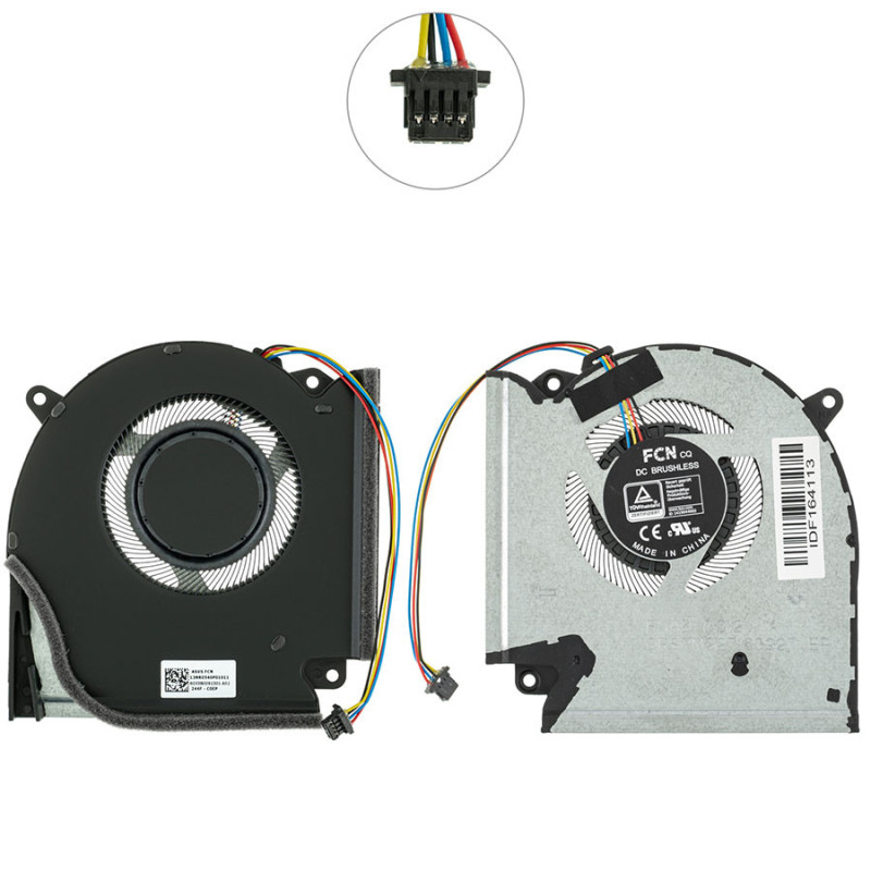 Вентилятор ASUS G513RM G513RS G713RS 13NR09J0T01111 90NR0845-M007J0 90NR0845-M004C0 90NR0846-M004E0 G513RM-HQ114 G513RM-HQ092