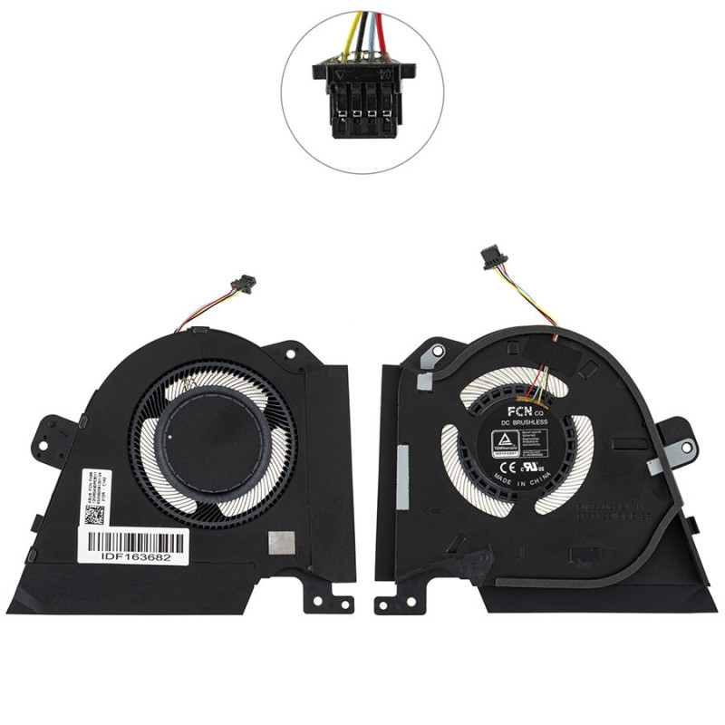Вентилятор для ноутбука ASUS GX551QR-HF104R GX551QR-HF051T GX551QR-HF036R 6033B0091301 90NR04M1 GX551QR HF051T M02390 HB134R