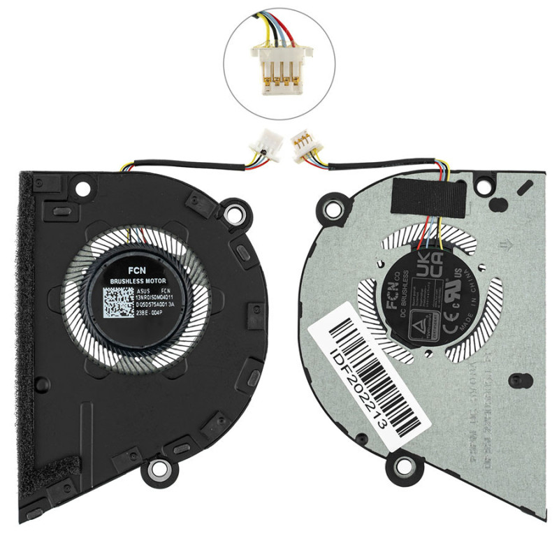 Вентилятор для ноутбука ASUS H7606 5 V 13NR0IS0M04011 90NB1421-M00950 H7606WI-ME125X DPS5L22H05395J DQ5D575A001 DFS5L22H05B85J