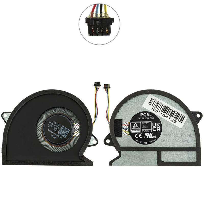Вентилятор для ноутбука Asus NR2203RM NR2203RE NR2203RW CPU Fan DFS5J129134524 6033B0111001