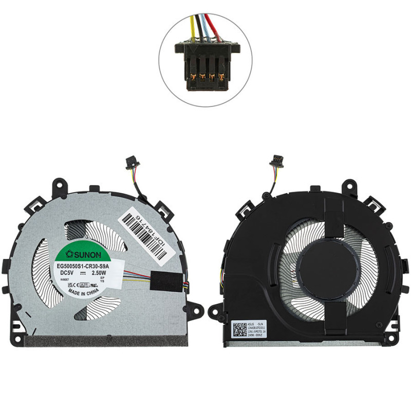 Вентилятор для ноутбука Asus ExpertBook B1403CVA B1503CVA P1403CVA