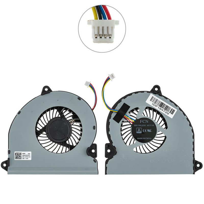 Вентилятор для ноутбука Asus ROG Strix GL702VI 12V GPU FAN DFS593512MN0T 13N1-32P0201 13N1 32P0201