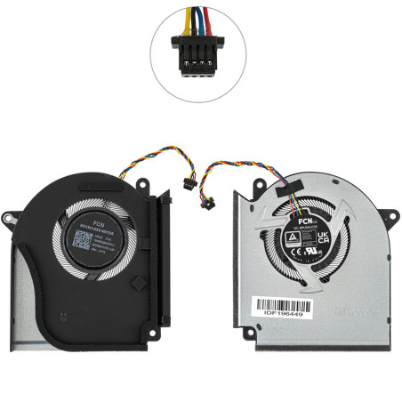Вентилятор для ноутбука ASUS ROG Strix G16 G614JV 12 V CPU FAN 13NR0D90P07011