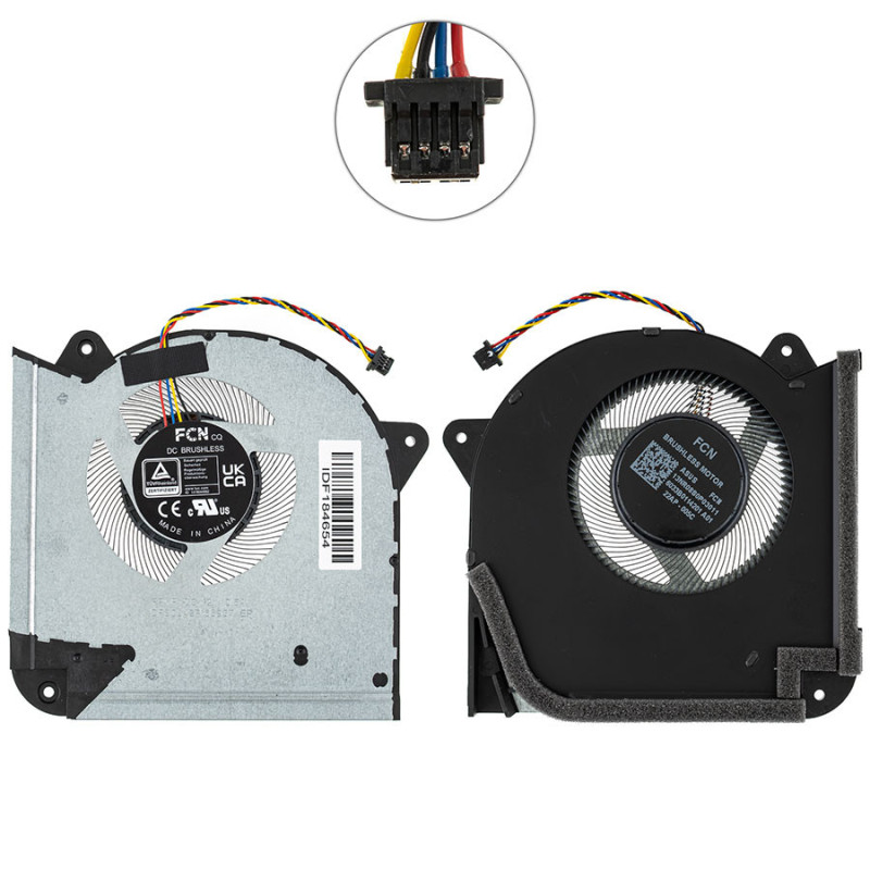 Вентилятор для ноутбука Asus ROG Strix SCAR 17 G733CW G733CX 12 V CPU 13NR08S0P03011 6033B0114201 FCNFPMFDFSCL42P165937